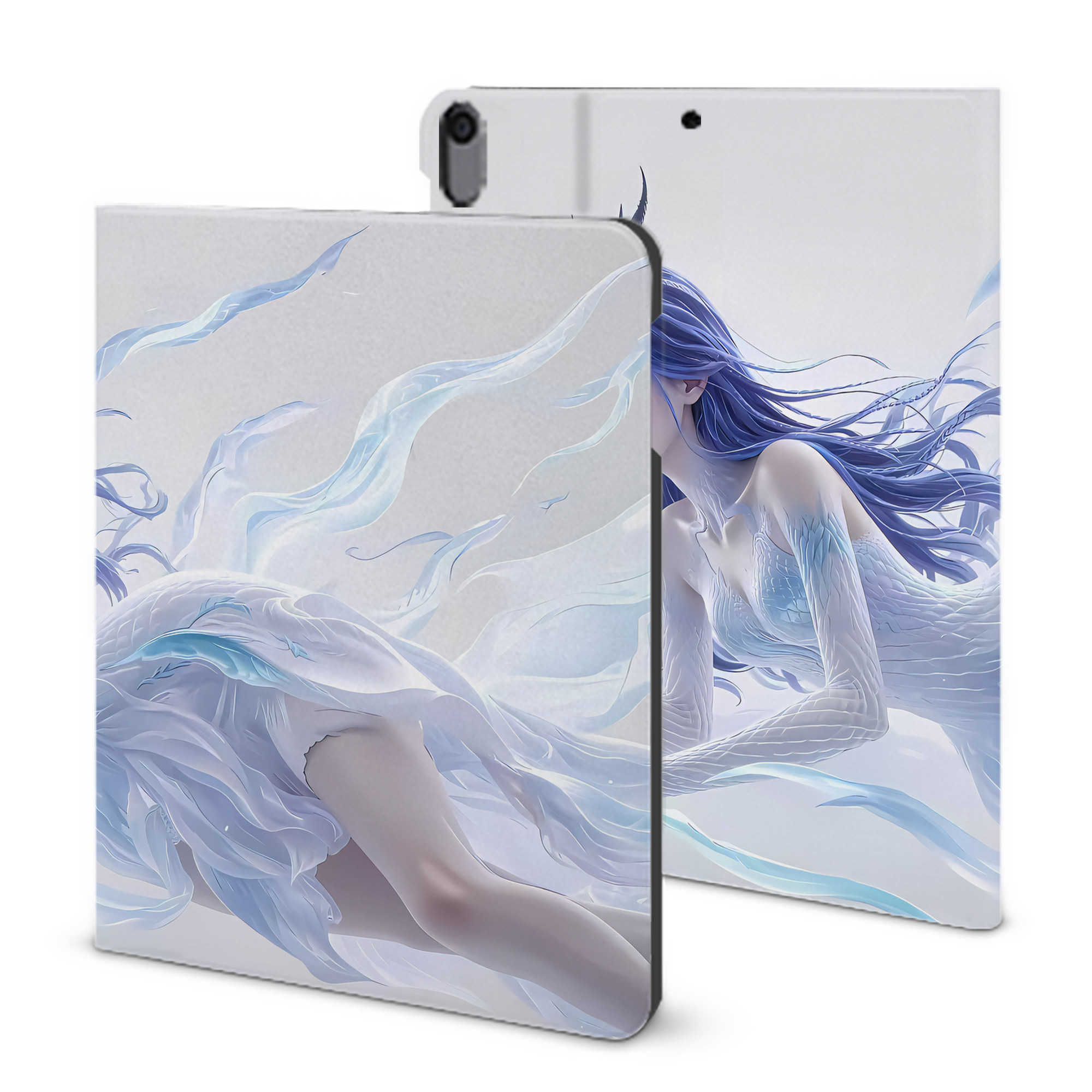 （画像用） Ne Zha 2 ナタ 魔童の大暴れ IPad ケース ブック型 PUレザー TPU 耐衝撃 軽量 薄型 ペン収納なし 全面保護 IPad 各モデル対応